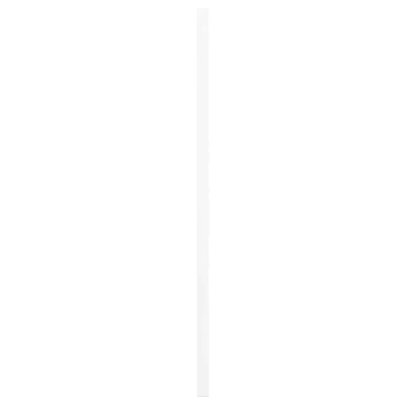 Spintelės durelės, 4vnt., baltos, 61,5x29,5cm, žaliuzių dizaino
