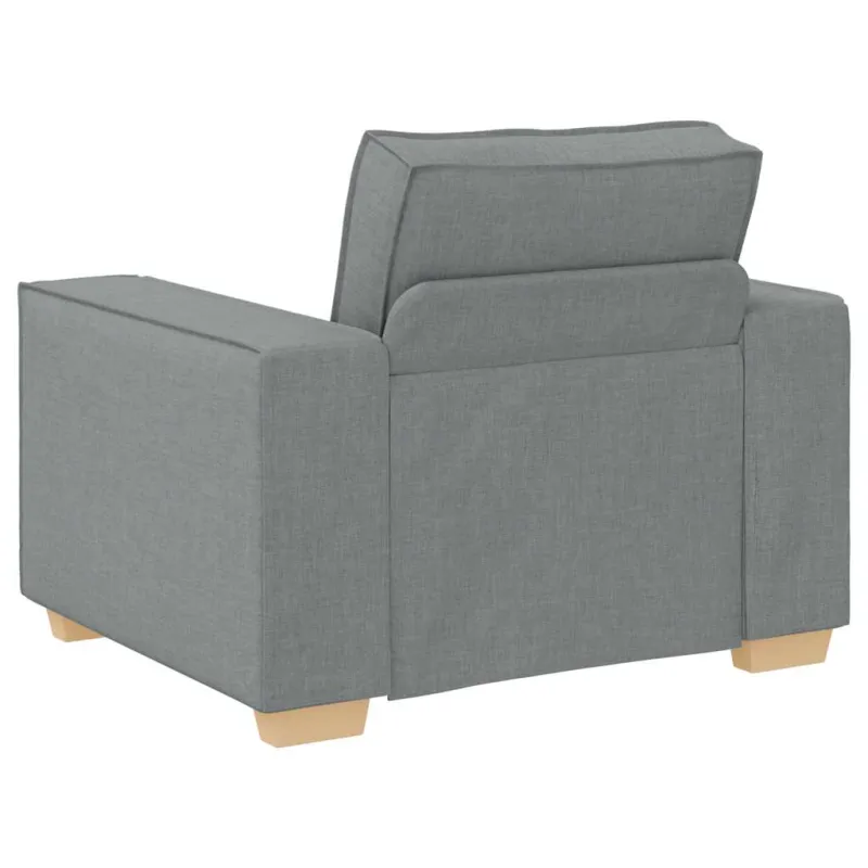Sofa-kėdė, šviesiai pilka, 100x78x84 cm, audinys