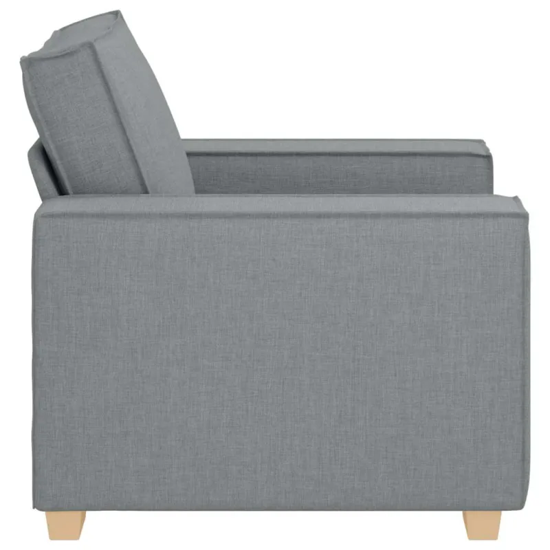 Sofa-kėdė, šviesiai pilka, 100x78x84 cm, audinys