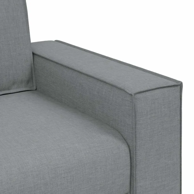 Sofa-kėdė, šviesiai pilka, 100x78x84 cm, audinys