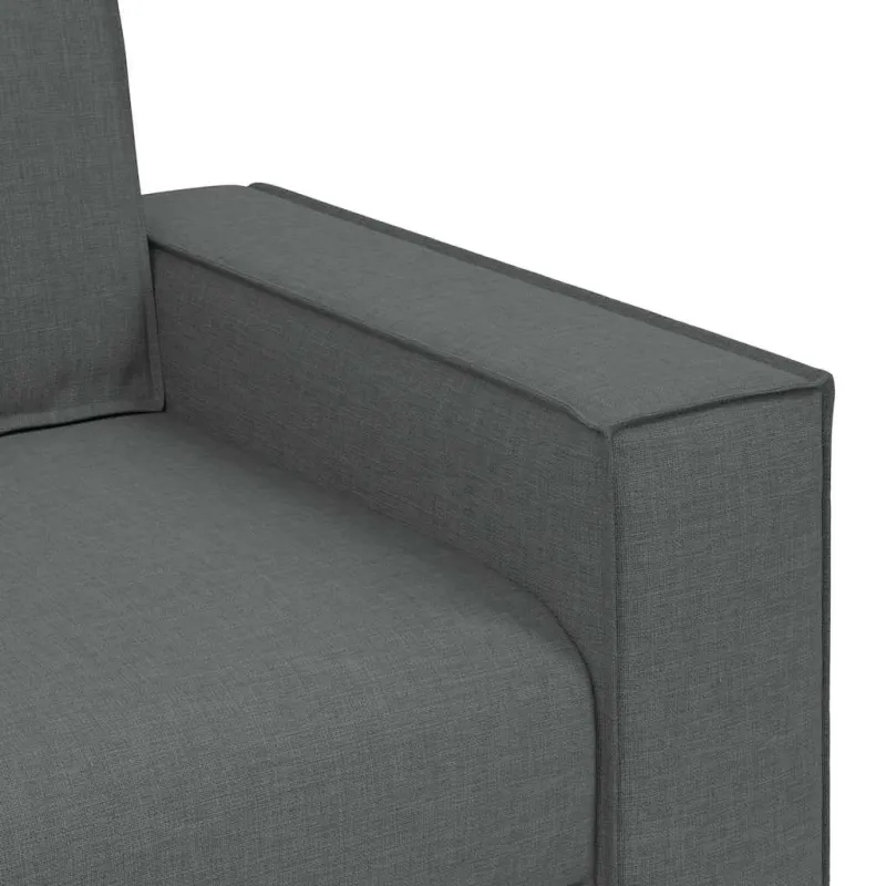Sofa-kėdė, tamsiai pilka, 100x78x84 cm, audinys