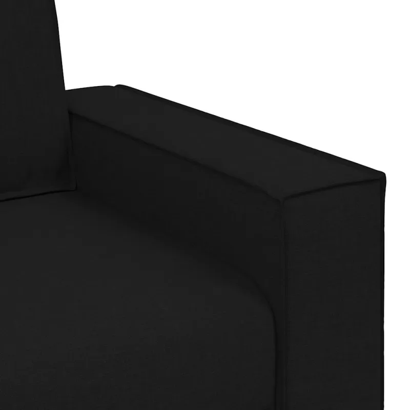 Sofa-kėdė, juoda, 100x78x84 cm, audinys