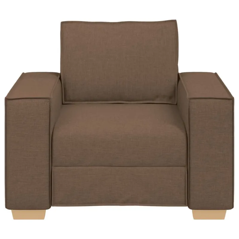 Sofa-kėdė, ruda, 100x78x84 cm, audinys