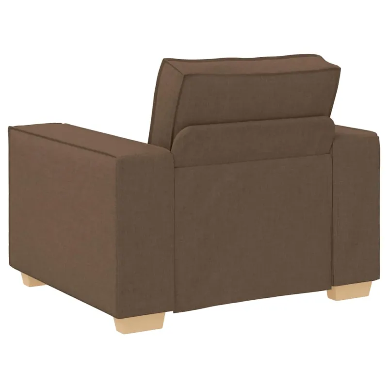Sofa-kėdė, ruda, 100x78x84 cm, audinys