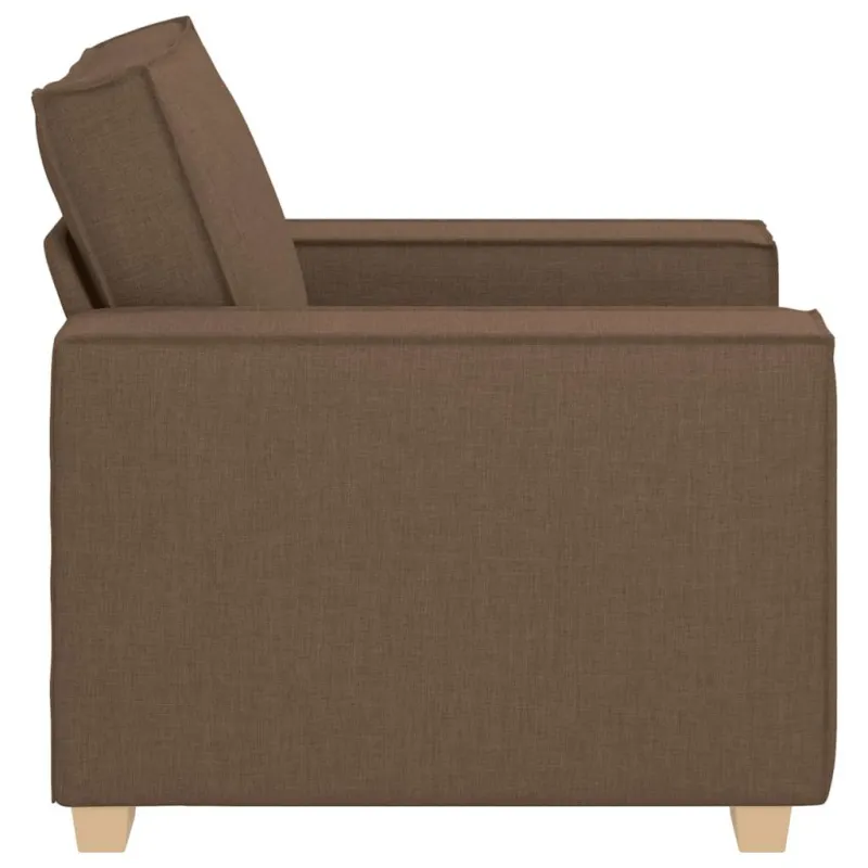 Sofa-kėdė, ruda, 100x78x84 cm, audinys
