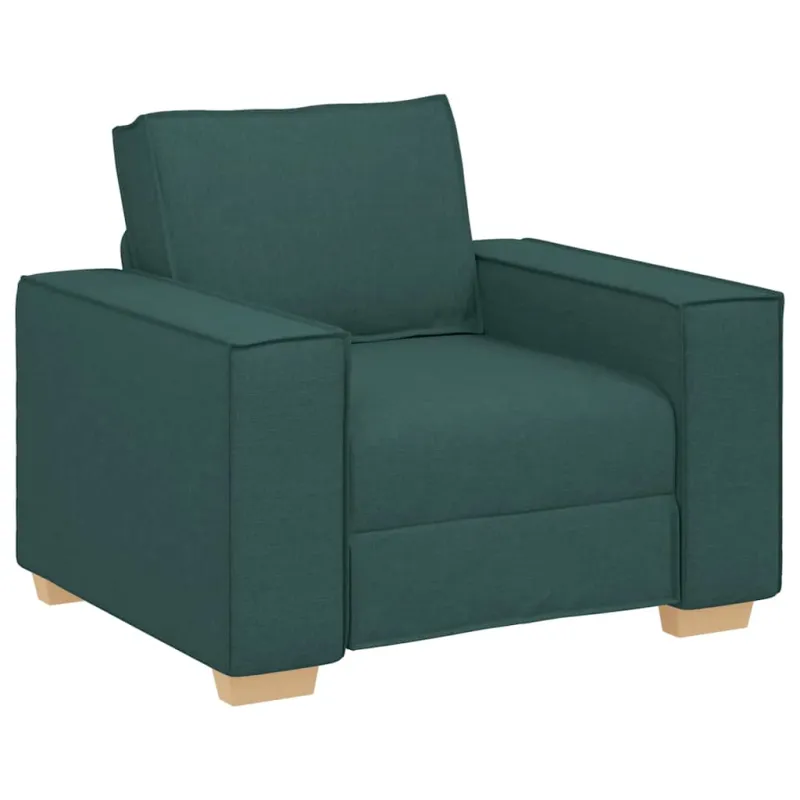Sofa-kėdė, tamsiai žalia, 100x78x84 cm, audinys