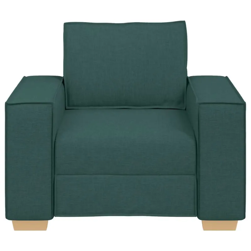 Sofa-kėdė, tamsiai žalia, 100x78x84 cm, audinys