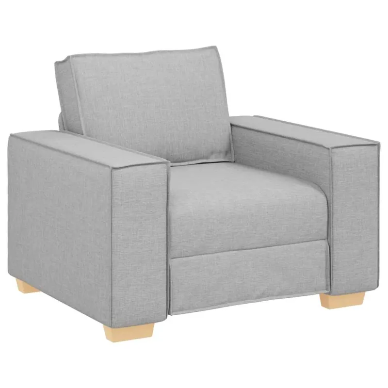 Sofa-kėdė, debesų pilka, 100x78x84 cm, audinys
