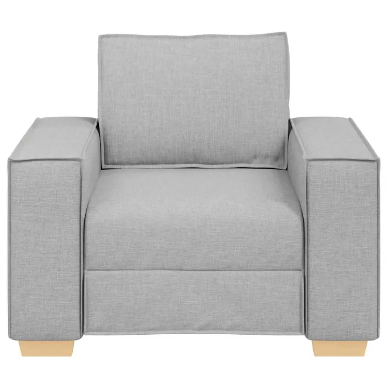 Sofa-kėdė, debesų pilka, 100x78x84 cm, audinys