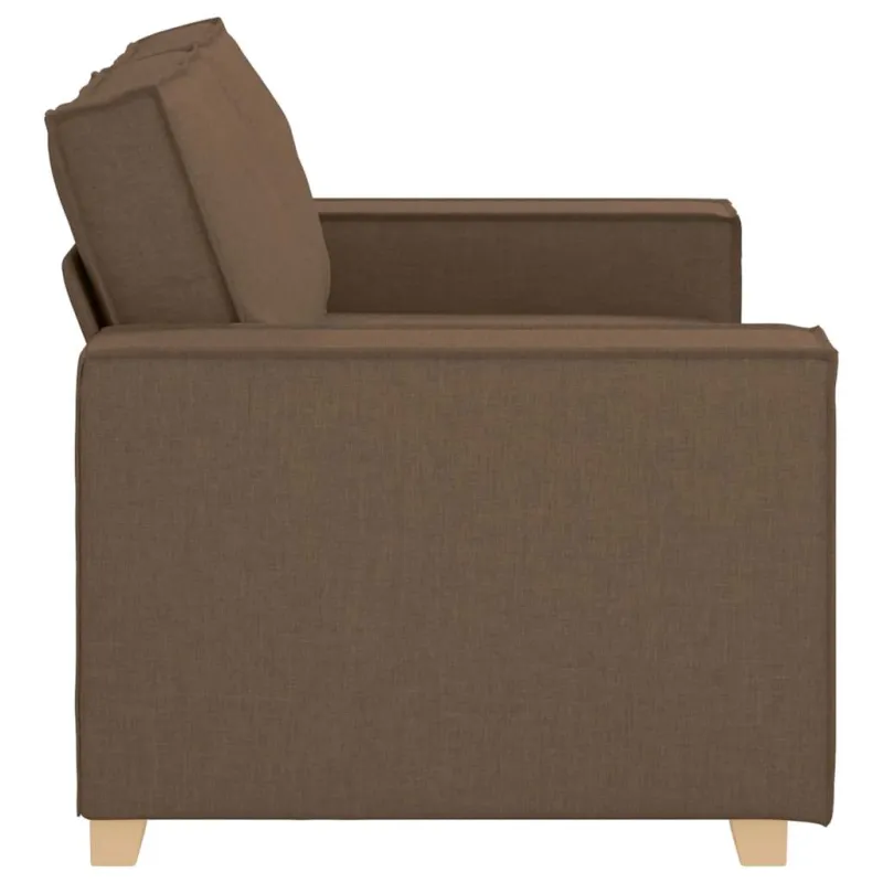 Dvivietė sofa, ruda, 160x78x84 cm, audinys