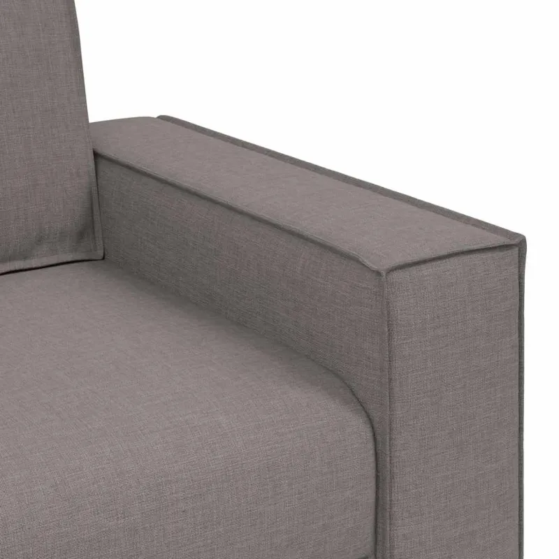 Dvivietė sofa, pilkai ruda, 160x78x84 cm, audinys