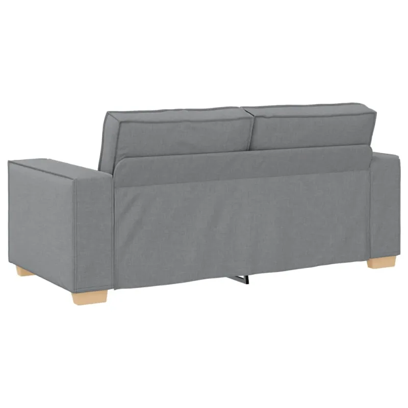 Dvivietė sofa, šviesiai pilka, 180x78x84 cm, audinys