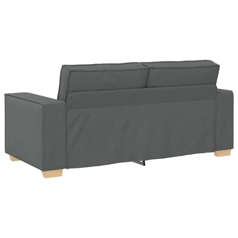 Dvivietė sofa, tamsiai pilka, 180x78x84 cm, audinys