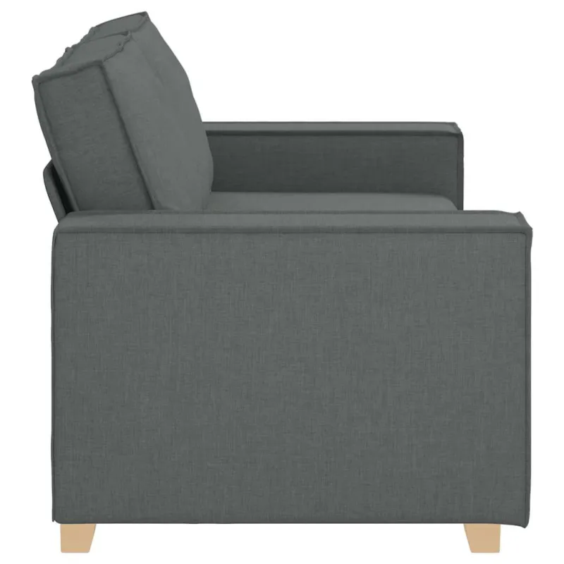 Dvivietė sofa, tamsiai pilka, 180x78x84 cm, audinys