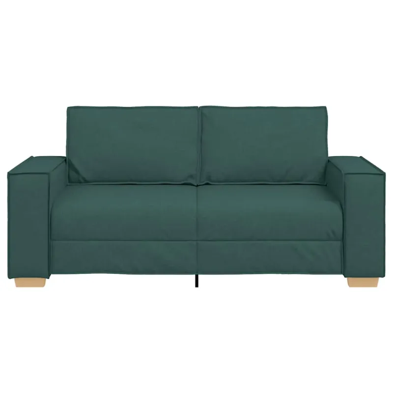 Dvivietė sofa, tamsiai žalia, 180x78x84 cm, audinys