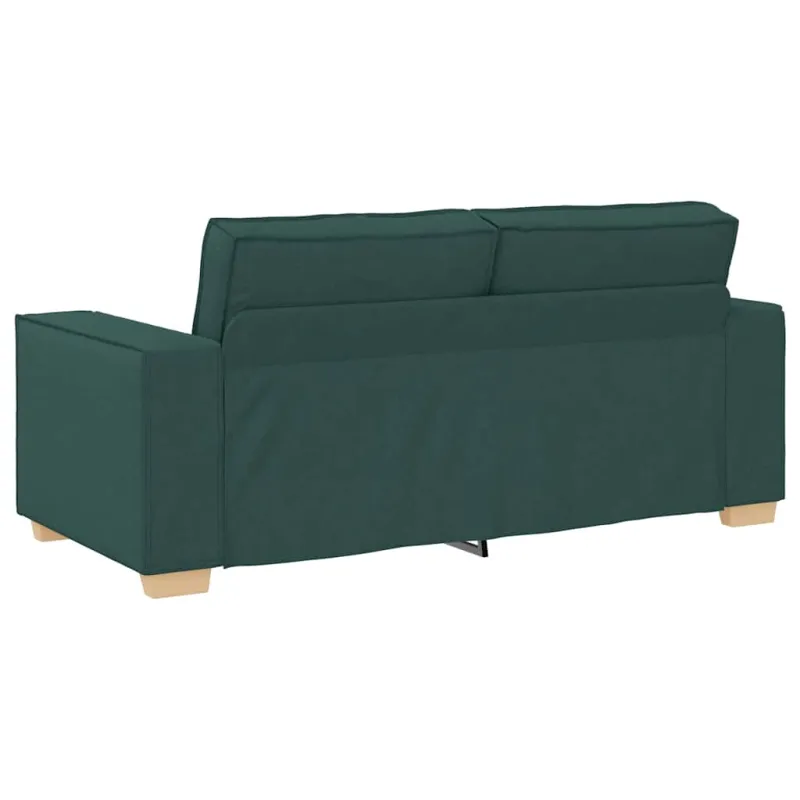 Dvivietė sofa, tamsiai žalia, 180x78x84 cm, audinys