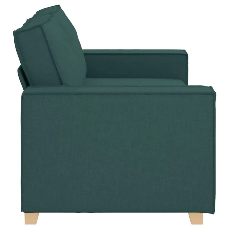 Dvivietė sofa, tamsiai žalia, 180x78x84 cm, audinys