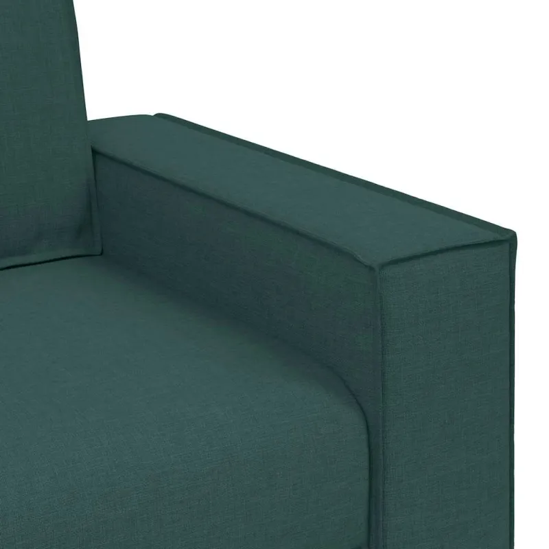 Dvivietė sofa, tamsiai žalia, 180x78x84 cm, audinys