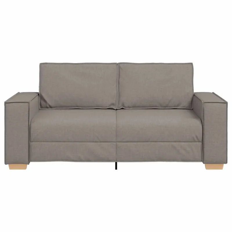 Dvivietė sofa, pilkai ruda, 180x78x84 cm, audinys