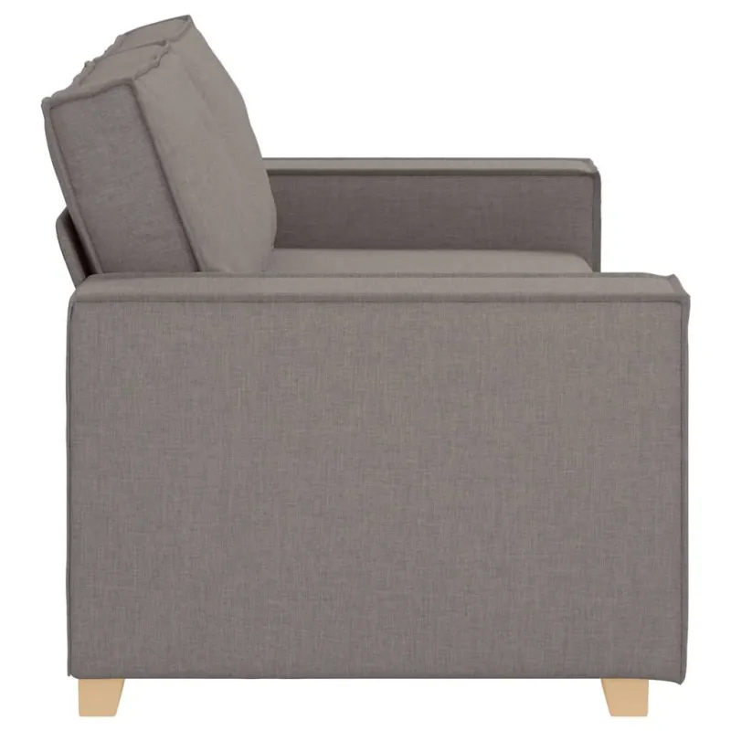 Dvivietė sofa, pilkai ruda, 180x78x84 cm, audinys