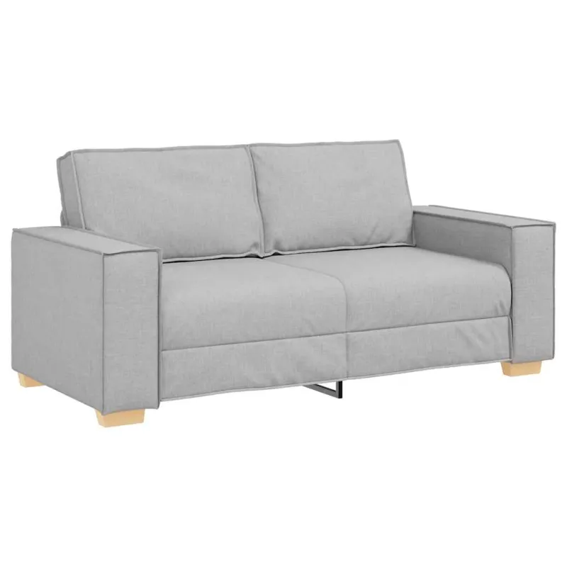 Dvivietė sofa, debesų pilka, 180x78x84 cm, audinys
