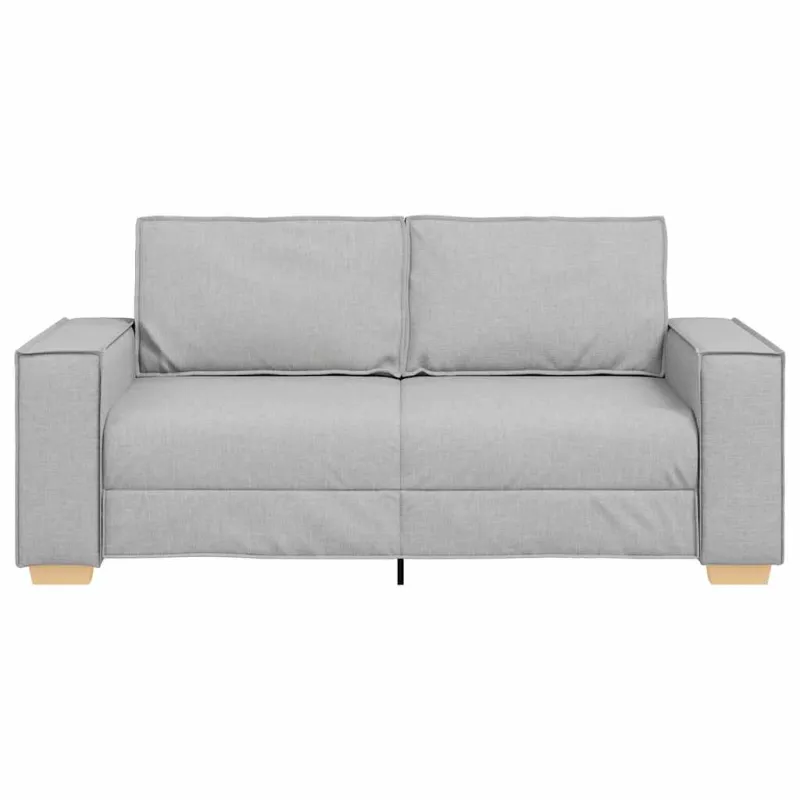 Dvivietė sofa, debesų pilka, 180x78x84 cm, audinys