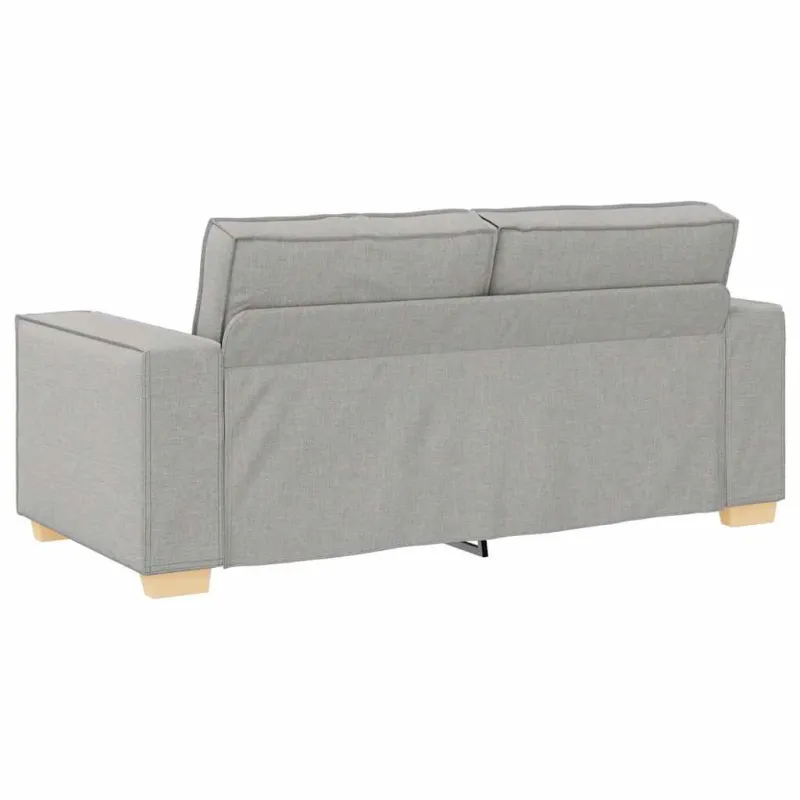 Dvivietė sofa, debesų pilka, 180x78x84 cm, audinys