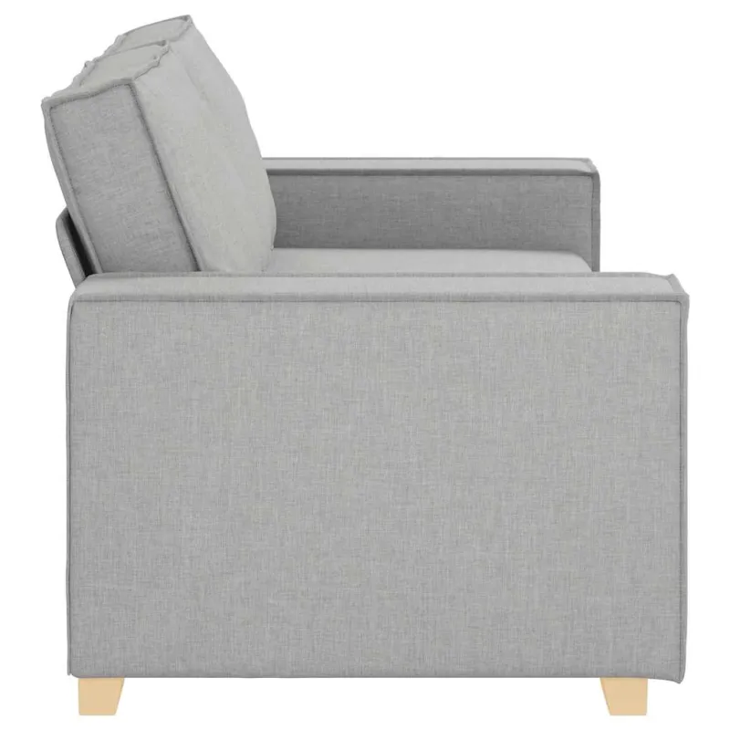 Dvivietė sofa, debesų pilka, 180x78x84 cm, audinys