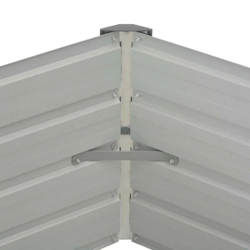 Pakeltas sodo lovelis, rudas, 129x129x45cm, galvan. plienas