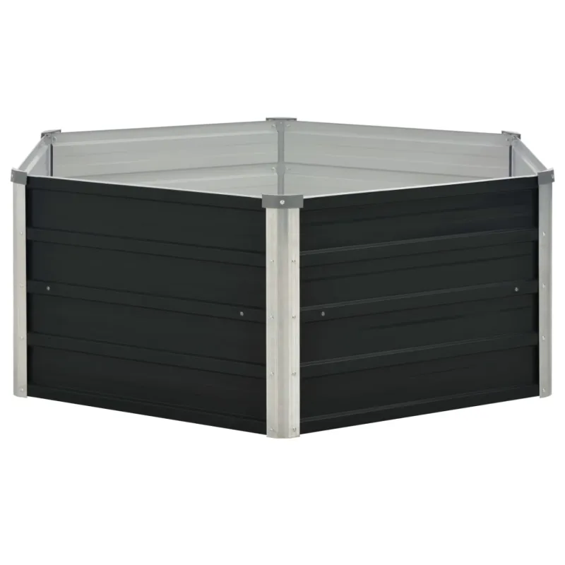 Pakeltas sodo lovelis, antr. sp., 129x129x45cm, galvan. plienas