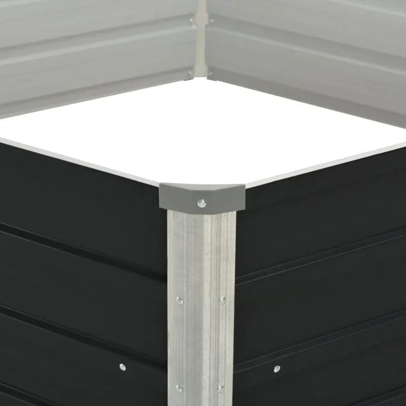 Pakeltas sodo lovelis, antr. sp., 129x129x45cm, galvan. plienas