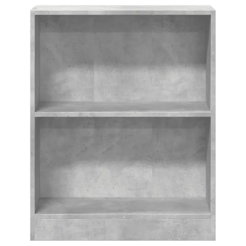 Lentyna knygoms, betono pilkos spalvos, 60x24x76 cm, mediena