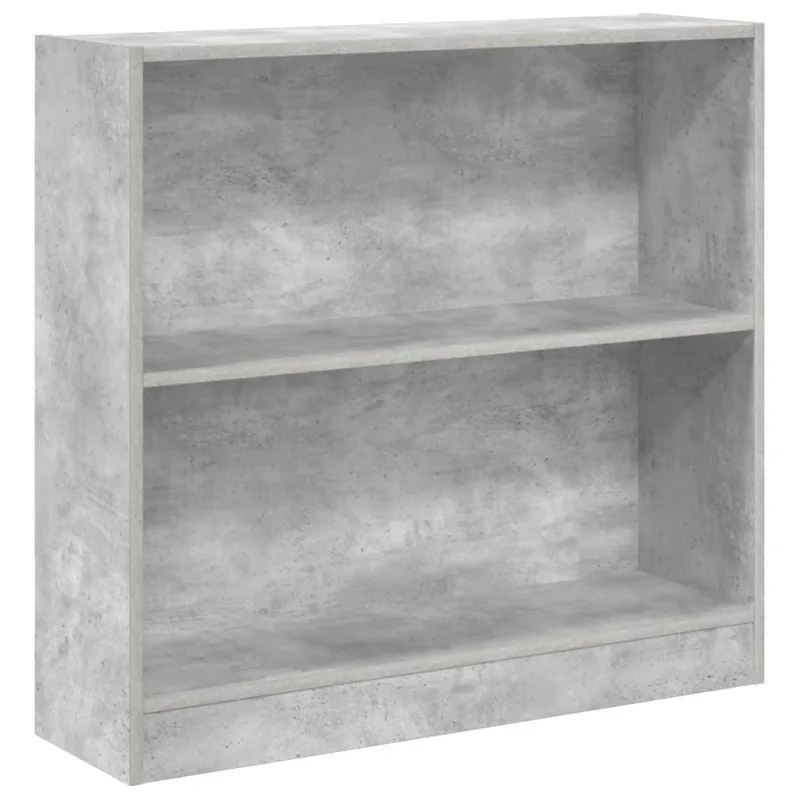 Lentyna knygoms, betono pilkos spalvos, 80x24x75cm, MDP