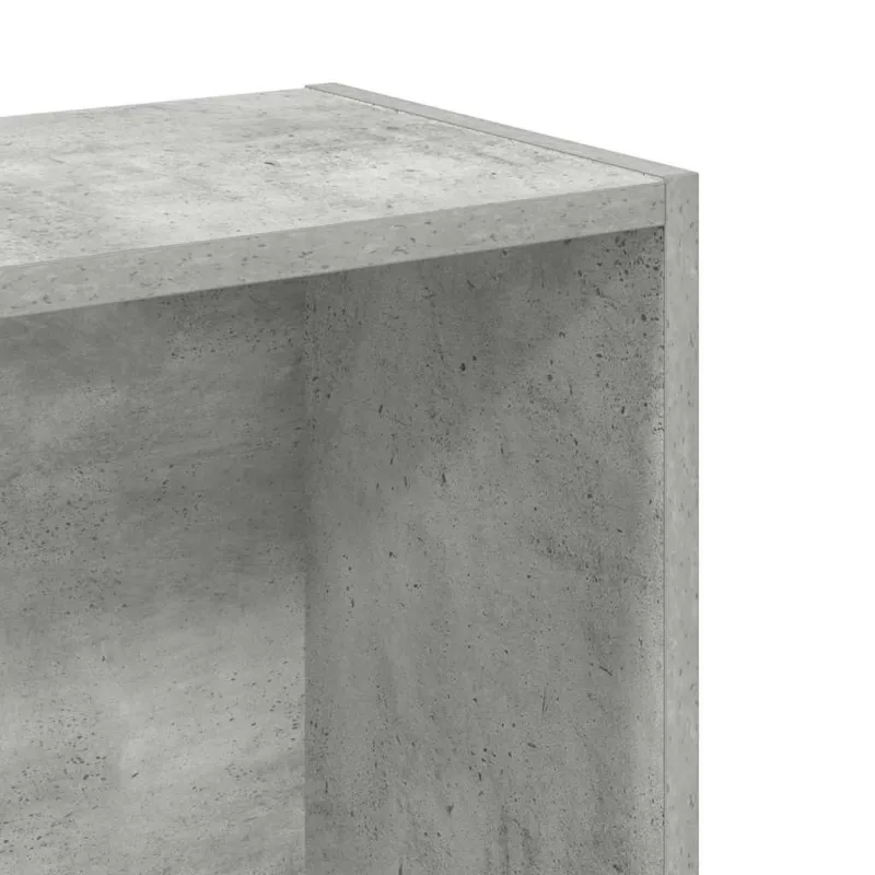 Lentyna knygoms, betono pilkos spalvos, 80x24x75cm, MDP