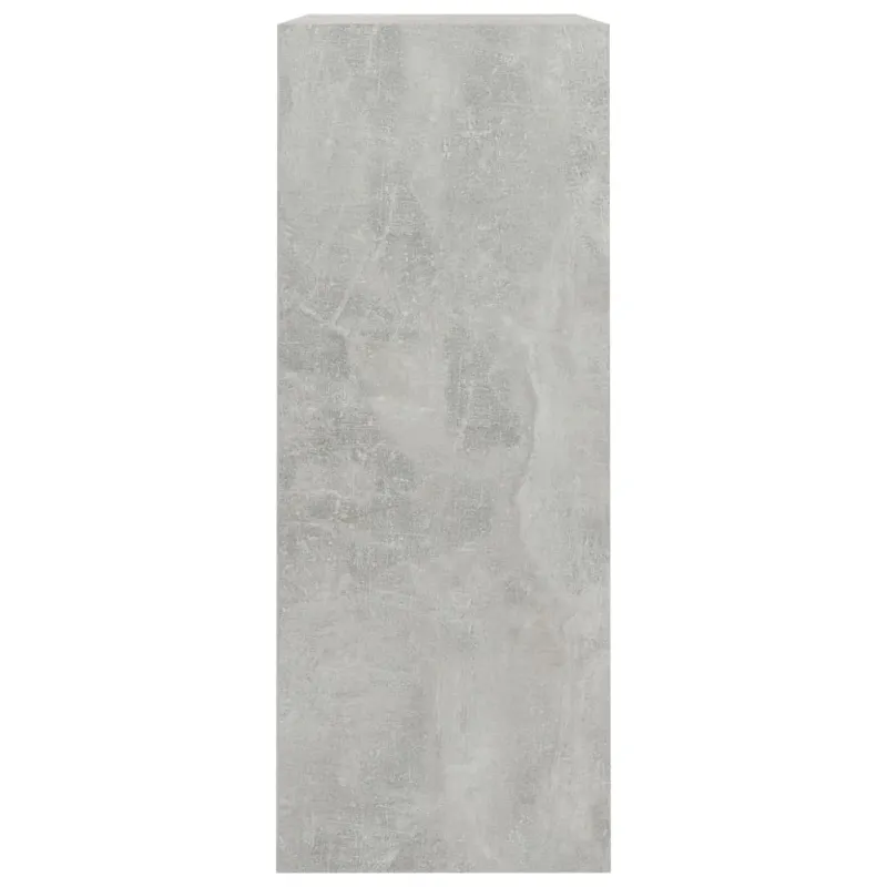 Spintelė knygoms, 2 lentynos, betono pilka, 80x30x76,5cm, MDP