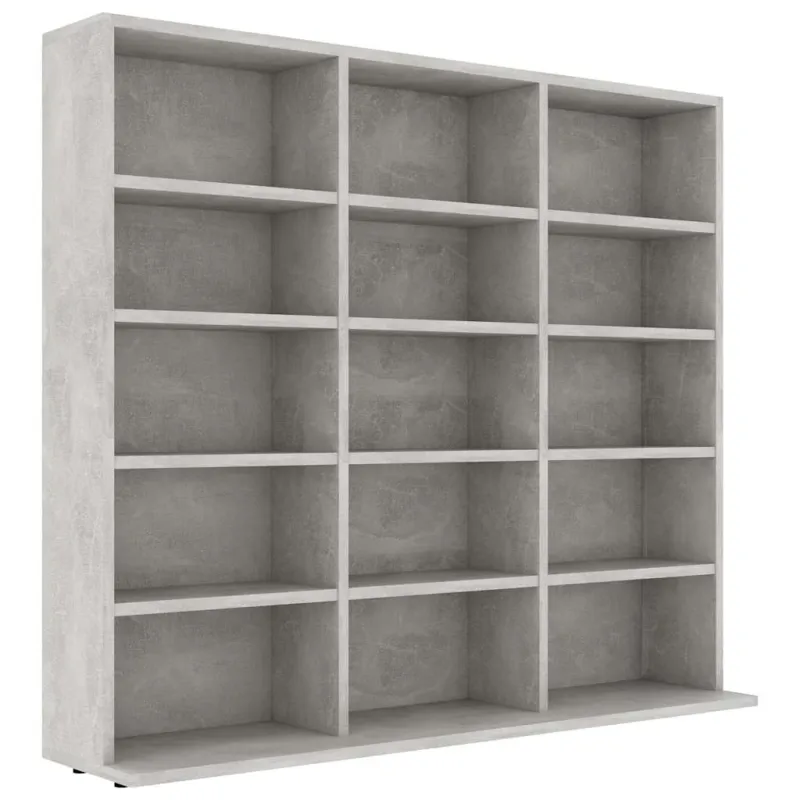 Spintelė kompaktiniams diskams, betono, 100x23x89,5cm, mediena