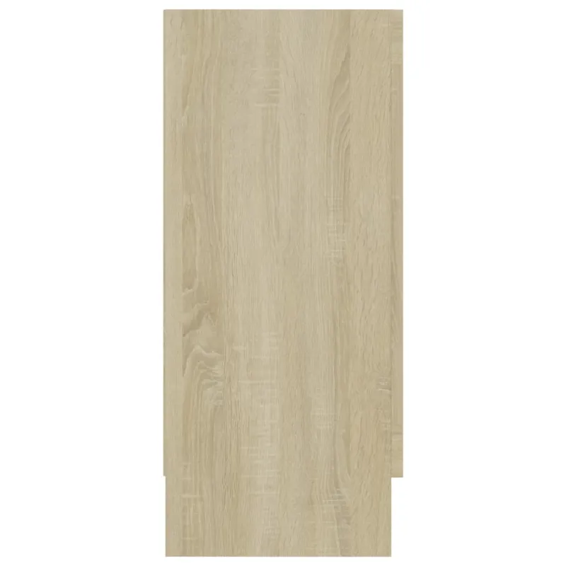 Vitrininė spintelė, ąžuolo, 120x30,5x70cm, apdirbta mediena