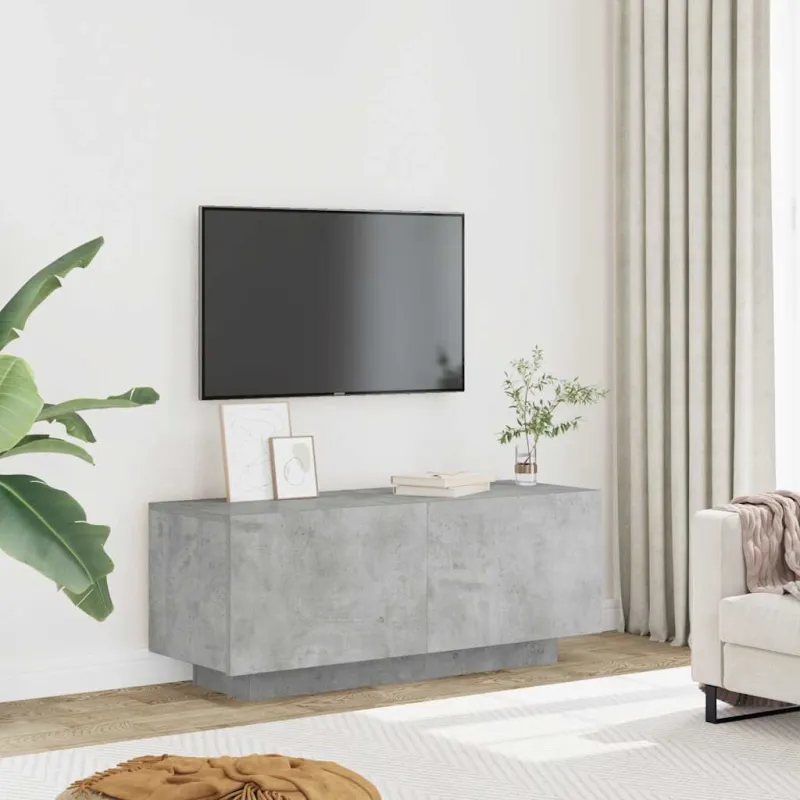 Televizoriaus spintelė, betono pilka, 100x35x40cm, mediena