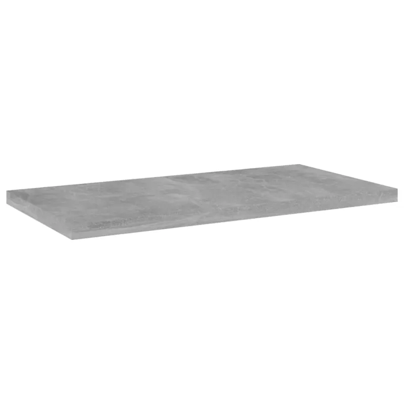Knygų lentynos plokštės, 4vnt., betono pilkos, 40x20x1,5cm, MDP