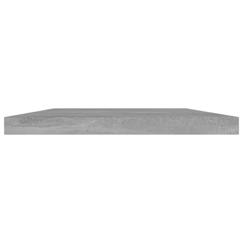 Knygų lentynos plokštės, 4vnt., betono pilkos, 40x20x1,5cm, MDP