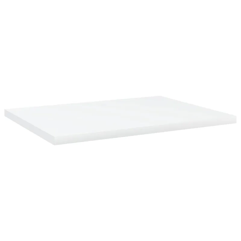 Knygų lentynos plokštės, 4vnt., baltos, 40x30x1,5cm, MDP
