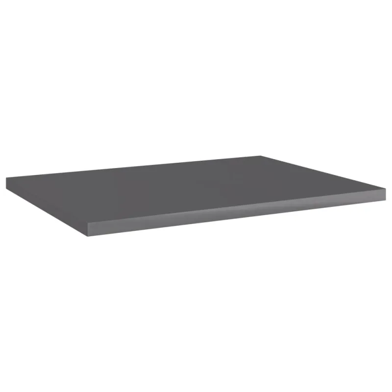 Knygų lentynos plokštės, 4vnt., pilkos, 40x30x1,5cm, MDP