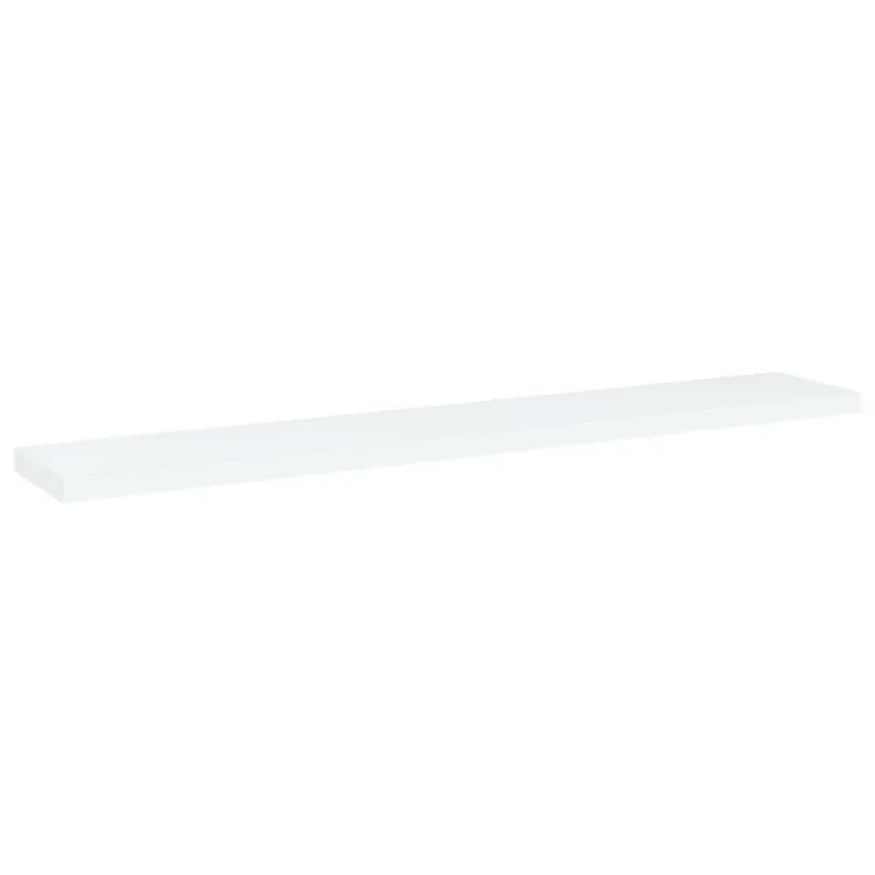 Knygų lentynos plokštės, 4vnt., baltos, 60x10x1,5cm, MDP