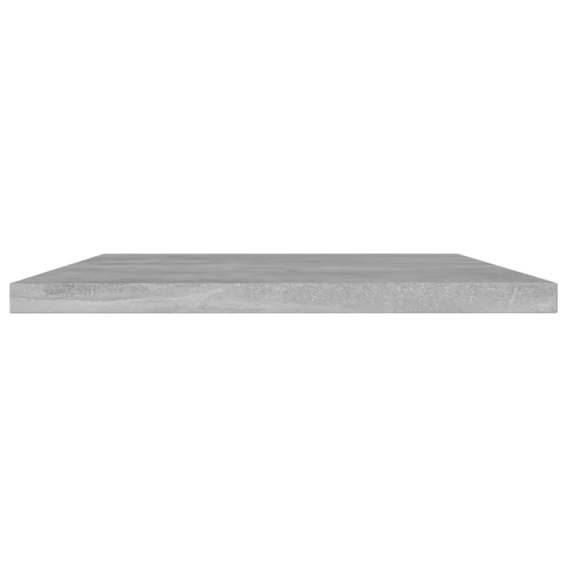 Knygų lentynos plokštės, 4vnt., betono pilkos, 60x30x1,5cm, MDP