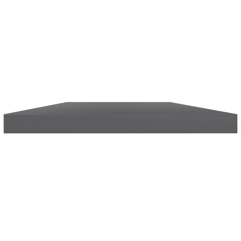 Knygų lentynos plokštės, 4vnt., pilkos, 100x20x1,5cm, MDP