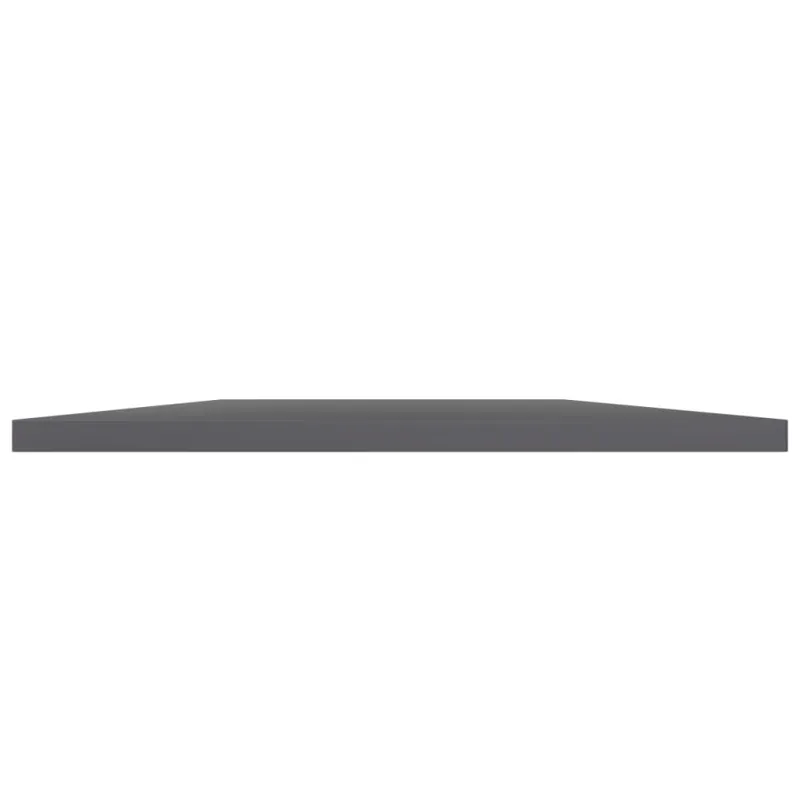 Knygų lentynos plokštės, 4vnt., pilkos, 100x40x1,5cm, MDP