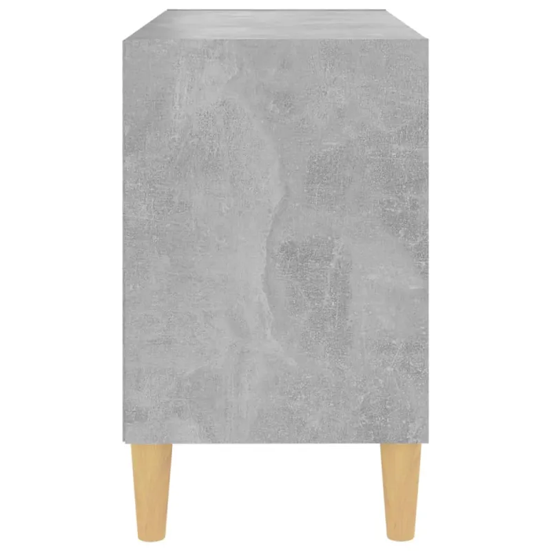 TV spintelė su medinėmis kojelėmis, pilka, 69,5x30x50cm