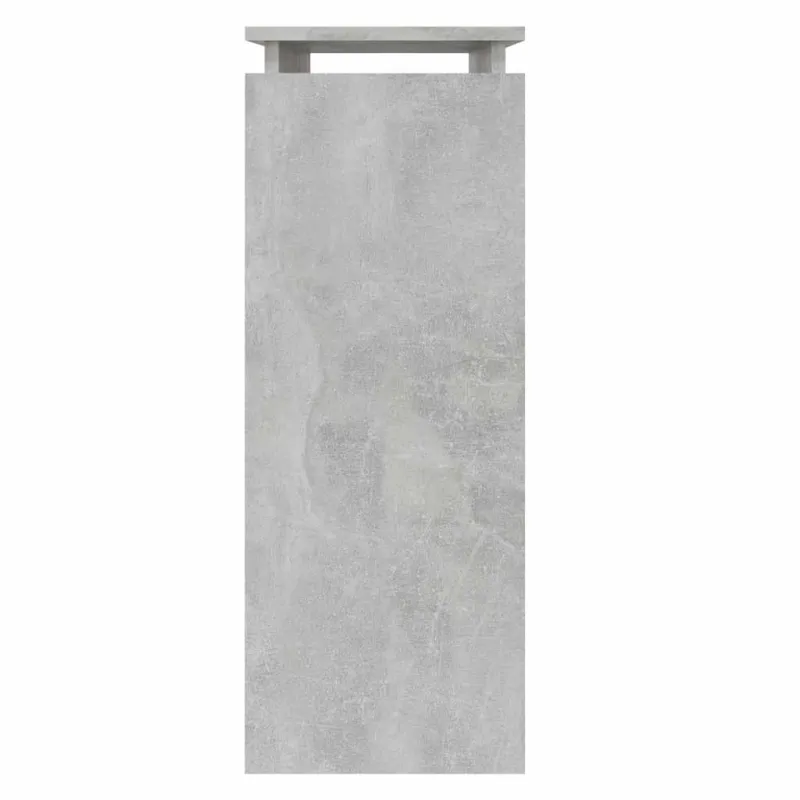 Konsolinis staliukas, betono, 80x30x80cm, apdirbta mediena