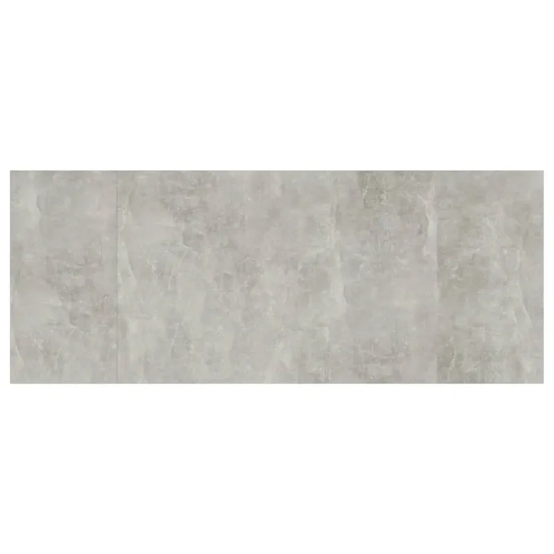 Lovos galvūgalis, betono pilkas, 200x1,5x80cm, apdirbta mediena