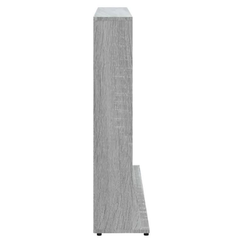 Spintelė kompaktiniams diskams, pilka, 100x23x89,5cm, mediena